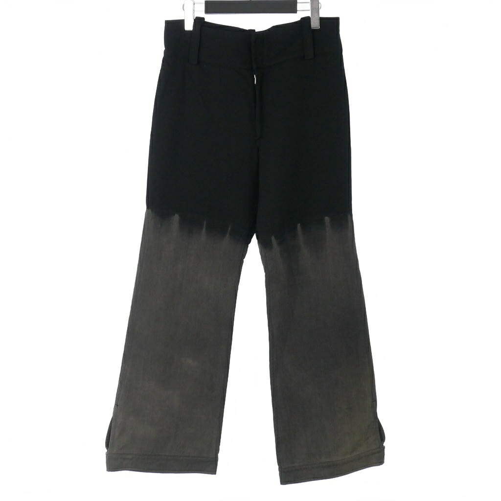 【中古】ワイズ Y's グラデーション ウールパンツ スラックス サイズ3 ブラック 黒 グレー YU-P07-109 レディース 【ベクトル 古着】 260328|VECTOR×Refine