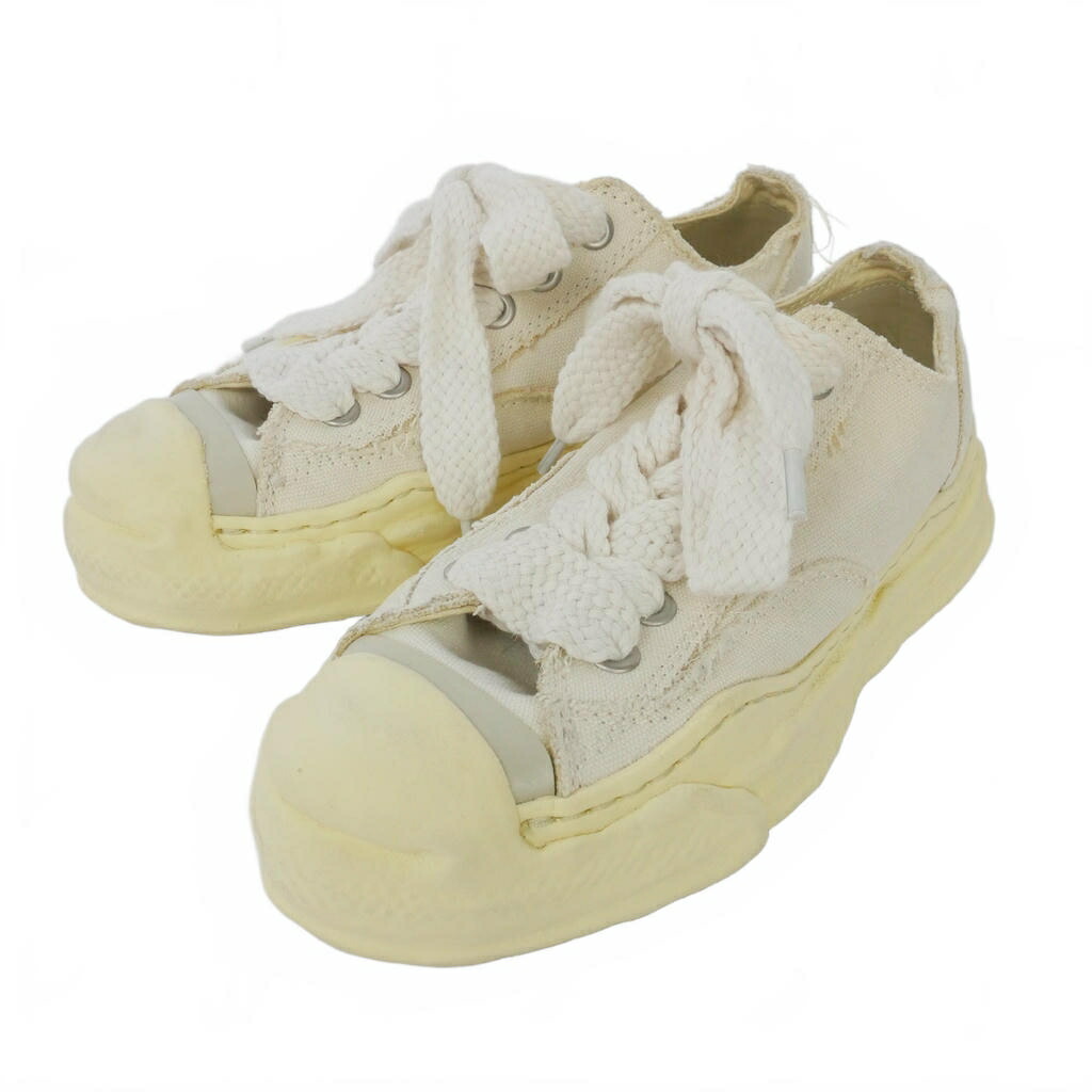 【中古】ミハラヤスヒロ MIHARA YASUHIRO ハンク HANK スニーカー ローカット シューズ サイズ37 ホワイト 白 A09FW734 レディース 【ベクトル 古着】 260410