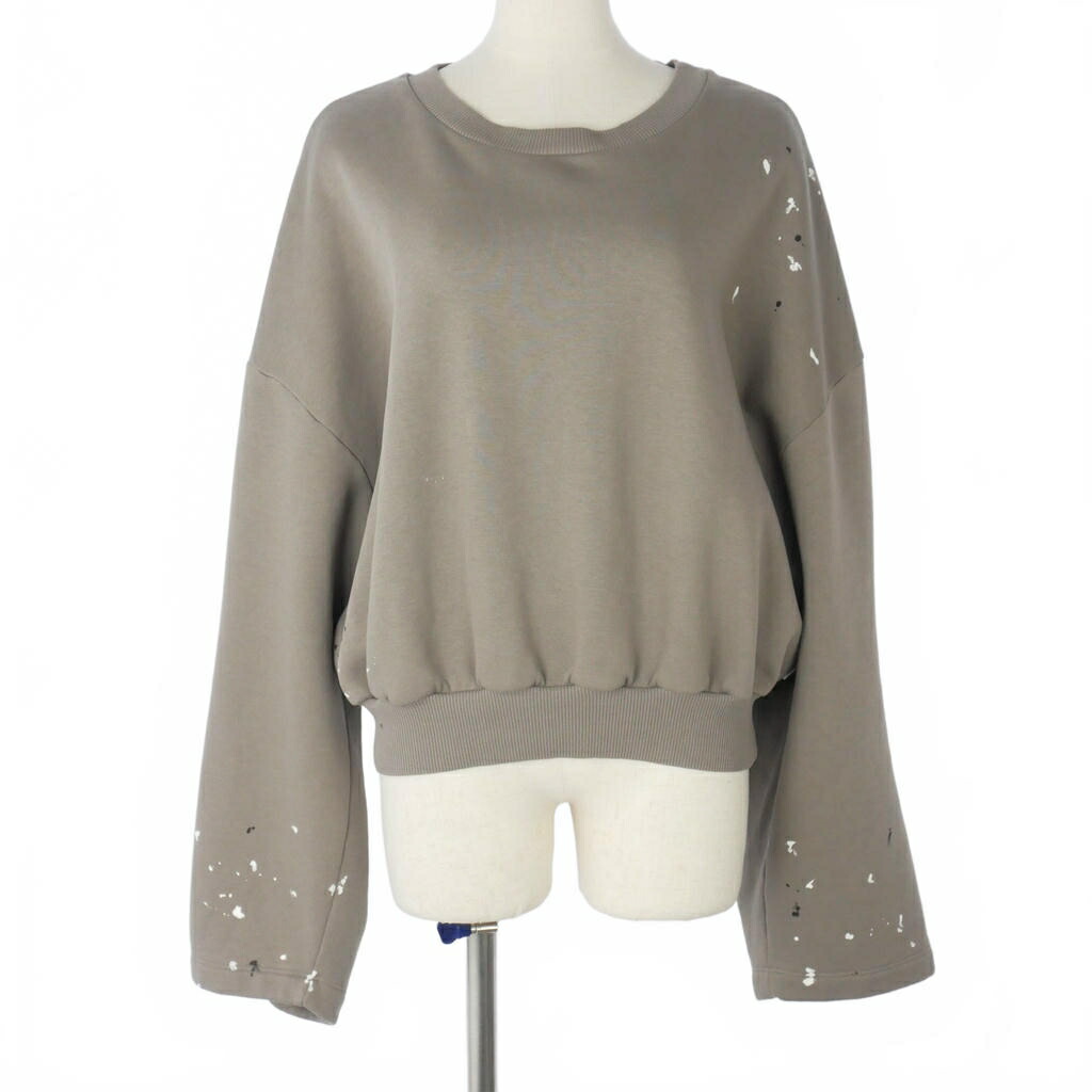 【中古】未当て嵌める品 エムエムシックス メゾンマルジェラ MM6 Maison Margiela 24SS ペイントスプラッター 汗水 調教師 S 薄墨色ベージュ S52GU0226 メンズ レディース 【ベクター 古着】 260427