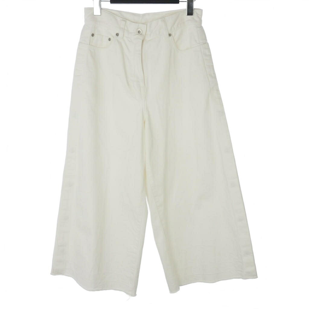 【中古】サカイ sacai 側面隙間 カットオフ 広広とした ジーンズズボン下 1 白 白いこと 22-05967 レディース 【ベクター 古着】 260504 ボトムス-パンツ