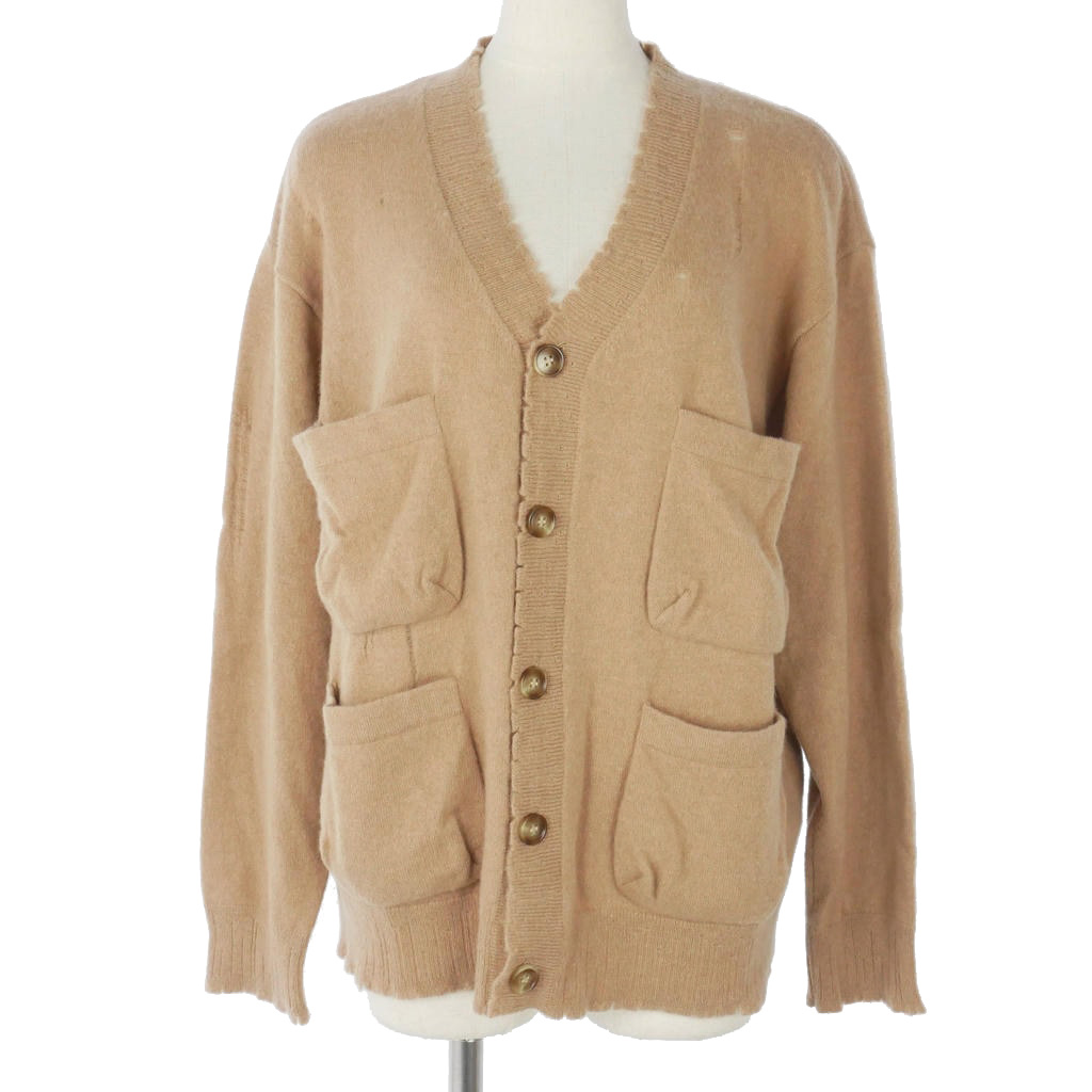 【中古】アールサーティーン R13 カシミール ジレー V素っ首 不都合製作 S 茶 赤銅色 R13WY104-Y004A レディース 【ベクター 古着】 260508