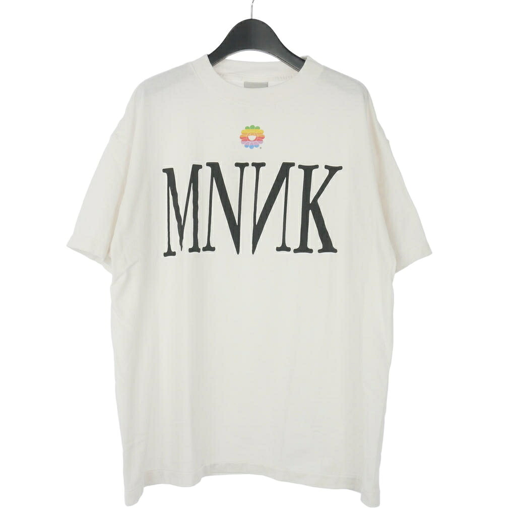 【中古】未当て嵌める品 モノノケメイド mononoke・made 26SS S/S T-SHIRT_MNNK 刷り上げる プルオーバー カットソー 半袖 M 白 白いこと MT-MK8-0000-001 メンズ 【ベクター 古着】 260522