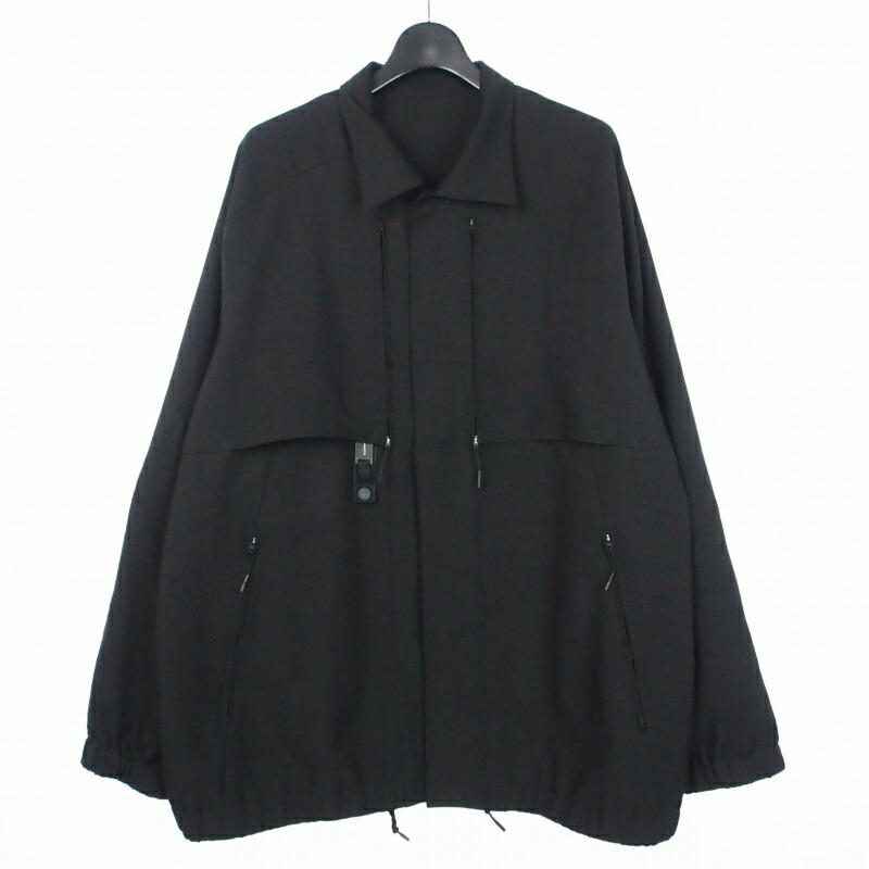 【中古】ワイスロバート・エドワード・リー Y-3 CLASSIC SPORT UNIFORM COACH JACKET クラシックスポーツユニフォームコーチジャケット 上衣 2XL 黒いこと 黒 HB3464 メンズ 【ベクター 古着】 260526