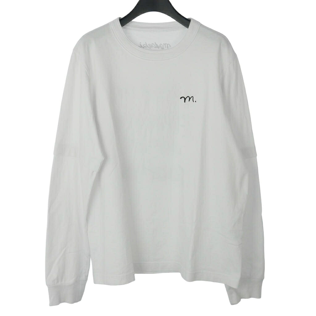【中古】サカイ sacai × MADSAKI 22AW うしろ側刷り上げるティーシャツ カットソー 長袖 4 白 白いこと 22-0407S メンズ 【ベクター 古着】 260531