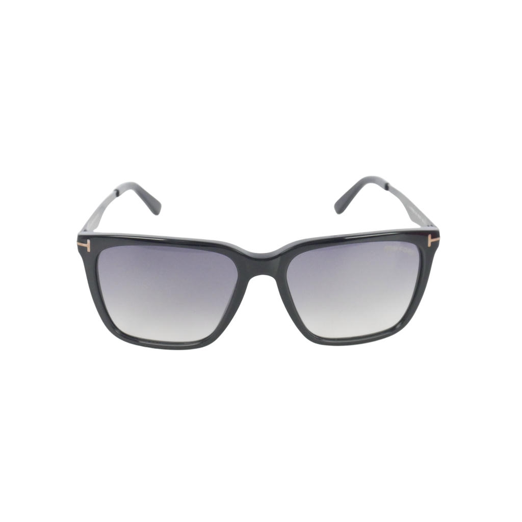 【中古】トムフォード TOM FORD Garrett ウェリントン サングラス メタルテンプル グレーグラデーションレンズ 黒 ブラック TF862 01B 56□17 145 メンズ 【ベクトル 古着】 260713｜VECTOR&times;Refine 24,408円