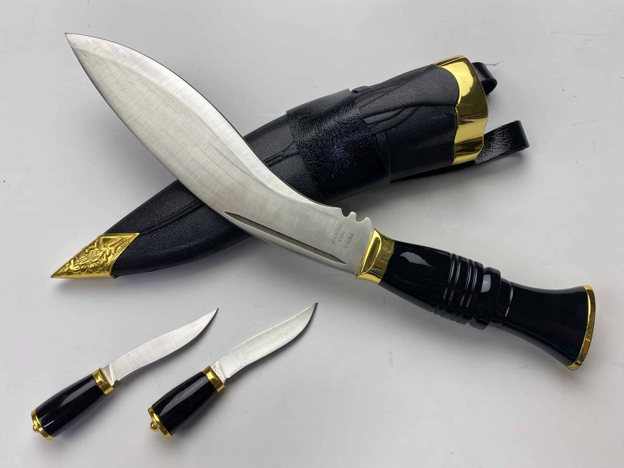 楽天市場】ククリナイフ ククリ刀 マスターククリ 小刀2本付き