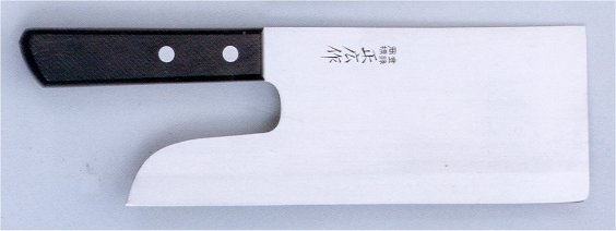 正広　マサヒロ　包丁　ステン麺切庖丁・両刃　No.10635｜岐阜関刃物工房V.ROAD