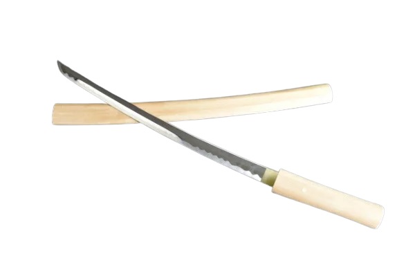 美術刀剣　模造刀<br>　白鞘小刀(並刀身)　SW-1100M（古仕立て）<BR><BR>　　コンビニ受取不可