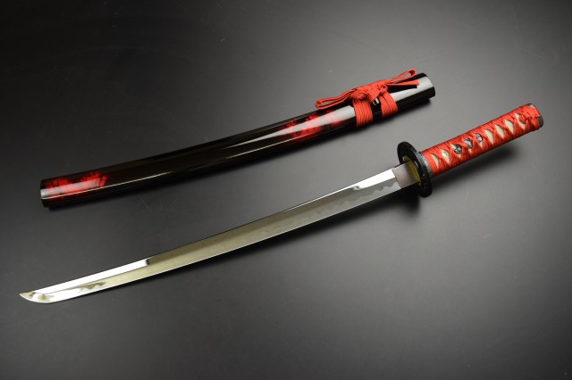 美術刀剣　模造刀<BR>　　マーブル（赤）小刀(並刀身)　SW-1710M<BR><BR>　　　コンビニ受取不可