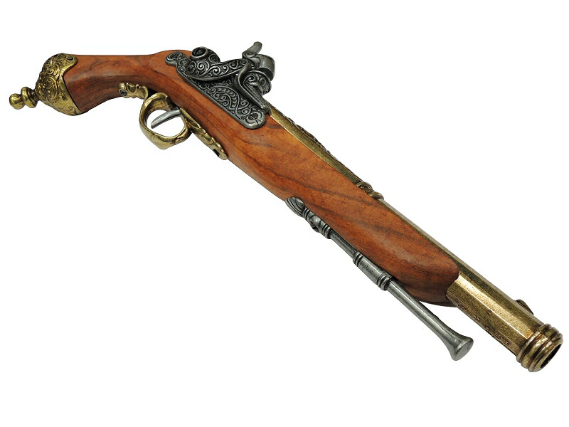 楽天市場】DENIX モデルガン 古式銃 ダブルバレルピストル 1114