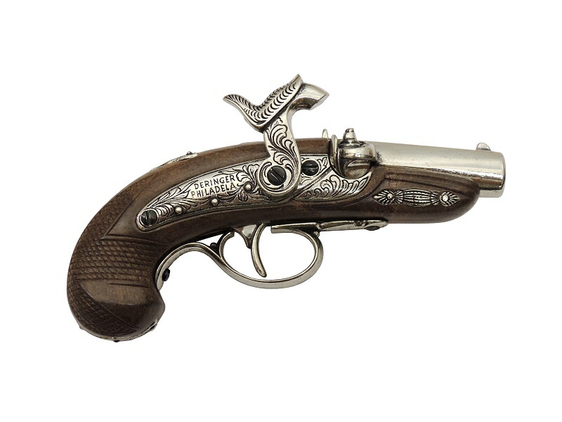 DENIX(デニックス)　銃<BR>　デリンジャー シルバー　DX6315<BR><BR>　　　コンビニ受取不可