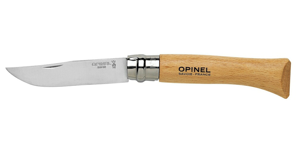 OPINEL(オピネル)　ナイフ 　No.10　ステン　ブリスター　001255 　　キャンプ