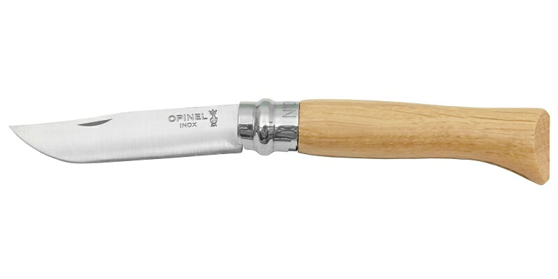 OPINEL(オピネル) ナイフ No.8 ステン オークウッド 2021 折り畳みナイフ キャンプ