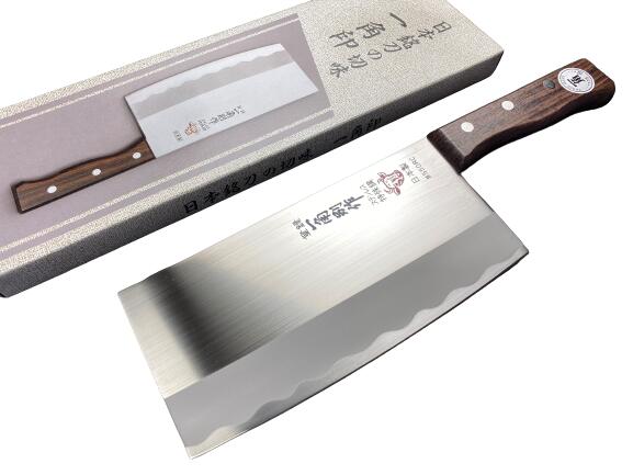 渡辺別作　中華包丁　日本鋼 渡辺別作 中華包丁 日本鋼 両刃 ナイフ