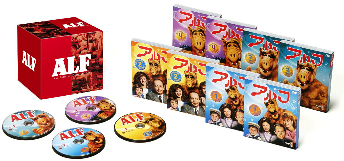 【中古】アルフ〈シーズン1-4〉　コンプリートDVD-BOX/ＤＶＤ/1000296725｜VALUE BOOKS 13,113円