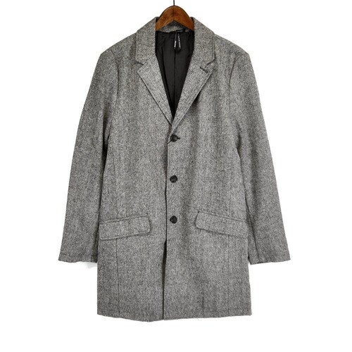 mens long tweed overcoat