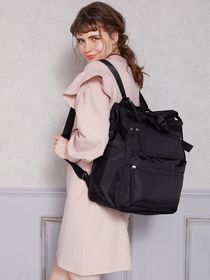 ビッグ割引 Salon ２ｗａｙスクエアリュック バックパック ハニーサロン Honey デイパック かばん 送料無料 鞄 バッグ スクエア レディース 大容量 高校生 女子 通学 通勤 Sa01f0j0600 ピンク ブラック Pcバッグ ショルダーバッグ デイバッグ Sa01f0j0600 Adrm Com Br