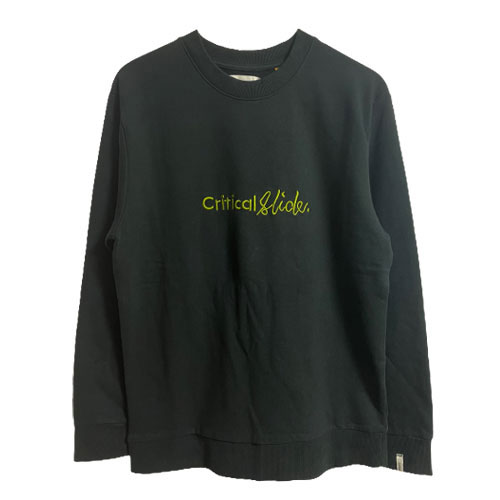 CRITICAL SLIDE クリティカルスライド TCSS INSTITUTE CREW ロゴ 刺しゅう クルー スウェット シャツ プルオーバー トレーナー 裏起毛 T.C.S.S. ティーシーエスエス fc2160 人気 ブランド おすすめ　ストリート スケート サーフ プレゼント
