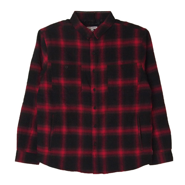 BANKS バンクス ジャーナル BANKS JOURNAL MOMENTUM L/S WOVEN SHIRT チェック ネル シャツ ジャケット ブルゾン 裏地 キルティング ALS0127 シンプル シャツ ジャケ ライト アウター mens メンズ 男性用 アメカジ サーフ ストリート ネルチェックシャツジャケット☆送料無料