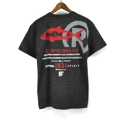 【楽天市場】RealBvoice リアルビーボイス Tシャツ 18AW-FH-001 イエローテール アンバージャック ヒラマサ Tシャツ S
