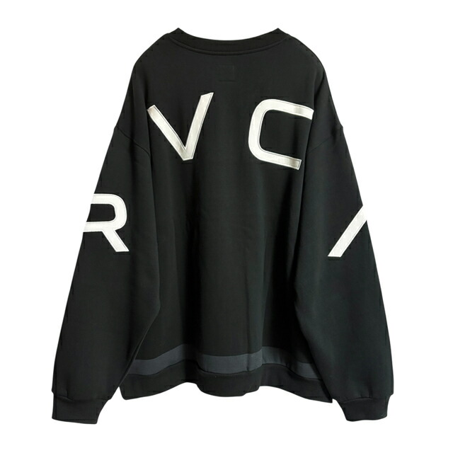 RVCA ルーカ FADE BACK SIDE ARCH RVCA トレーナー スウェット シャツ 【2025年秋冬モデル】 BF042001 ビッグ オーバー シルエット サイズ ルカ ロゴ バックプリント 裏起毛 プルオーバー スエット クルーネック ストリート ダンス サーフ 人気 ブランド プレゼント