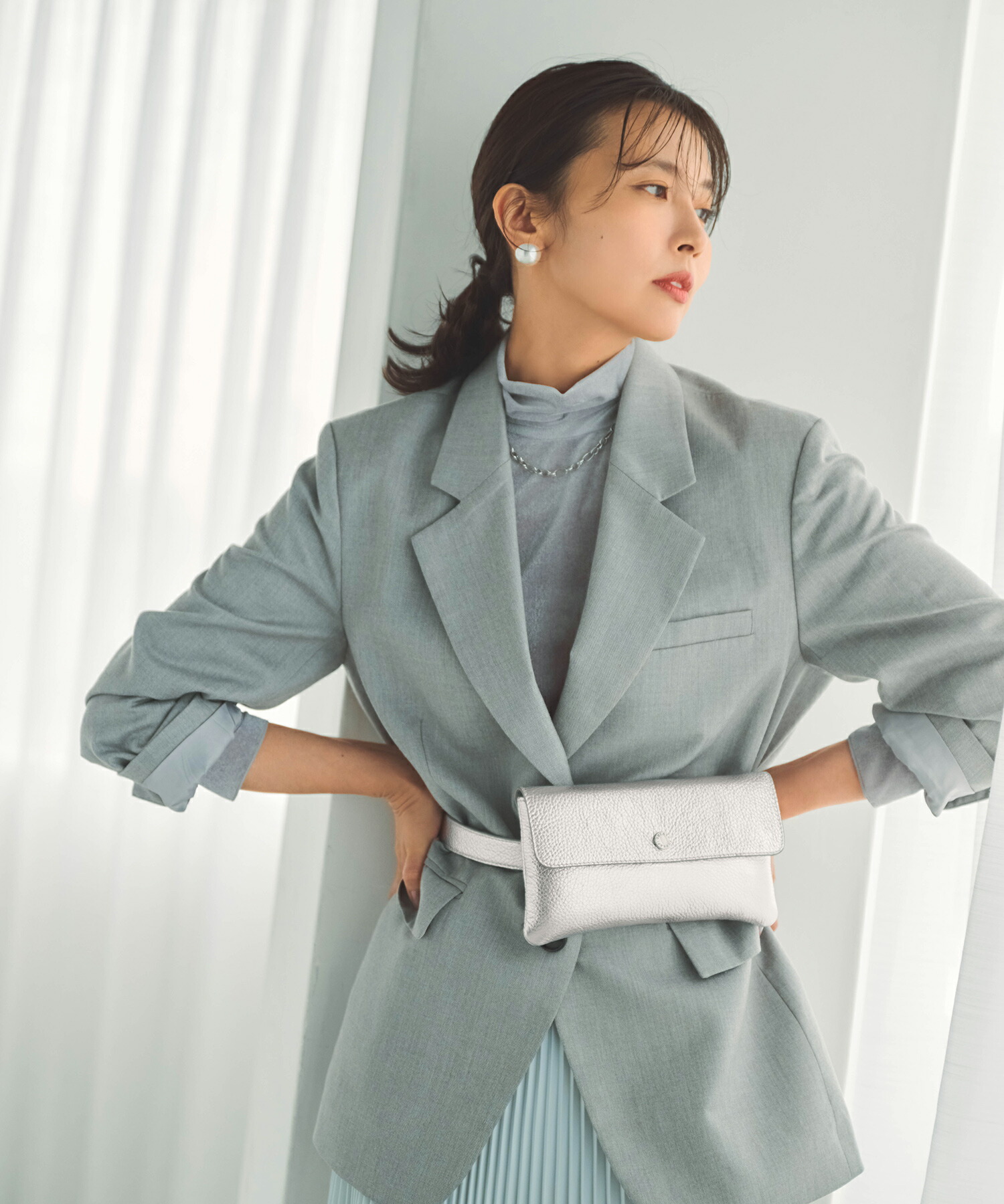 【公式】【Breath TOPKAPI】シュリンクレザー 3way ミニ ボディバッグ ブレス トプカピ シンプル おしゃれ 革 クラッチ ポーチ ウエストポーチ ベルト