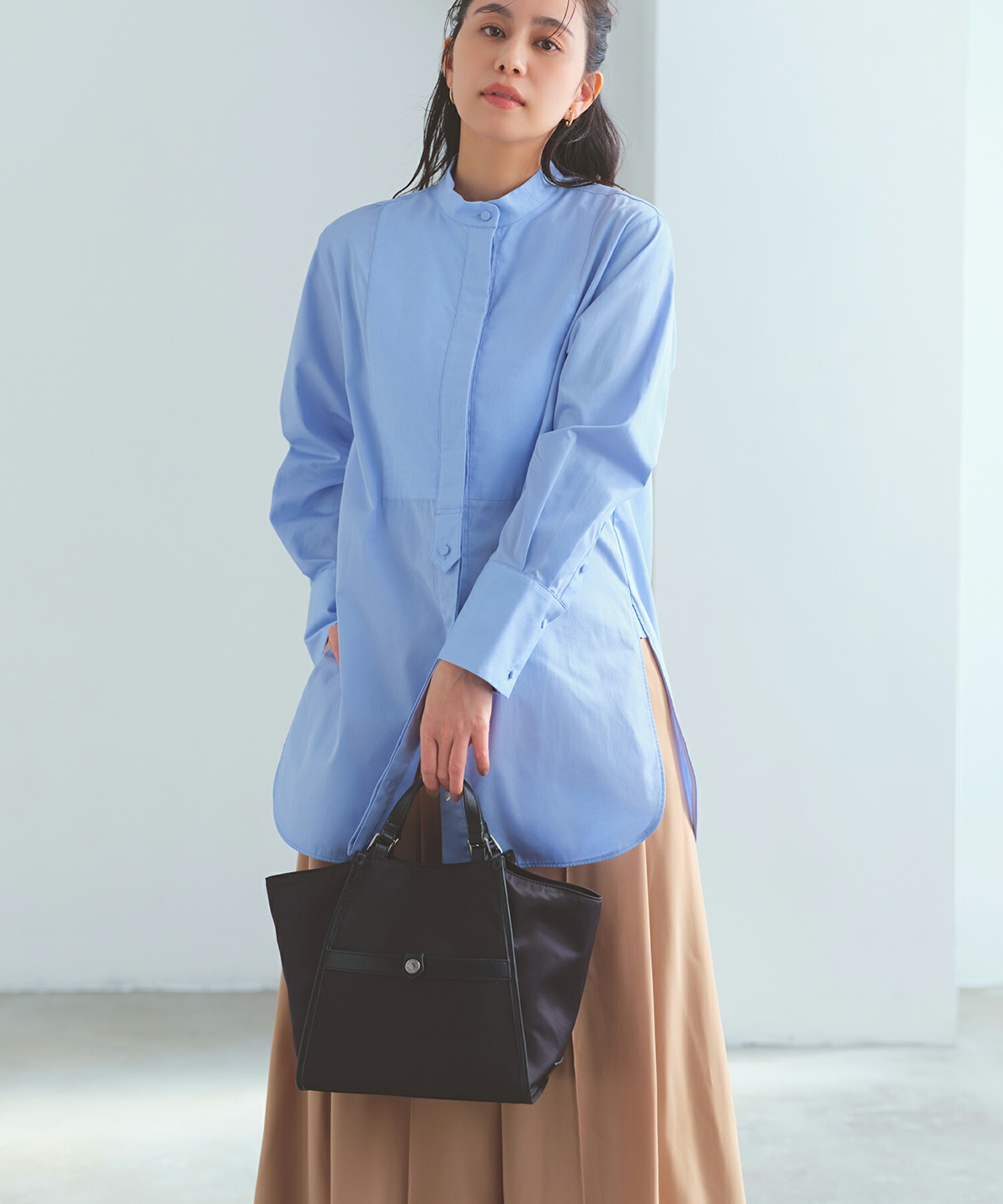 【対象商品40%OFFクーポン:7/19 20:00~7/26 1:59】【公式】【TREASURE TOPKAPI】ナイロン 2way レザーハンドル ミニ トート バッグ トレジャー トプカピ レディース バック 肩掛け ハンドバッグ 通勤 仕事 きれいめ|TOPKAPI