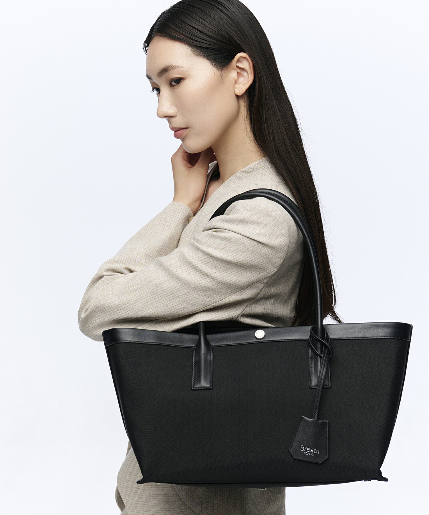 【公式】【Breath TOPKAPI】ELAN エラン ファブリック トートバッグ A4 / 肩掛け / 撥水 　トプカピ レディースバッグ バック 通勤 お仕事 シンプル 肩掛け 多機能｜TOPKAPI