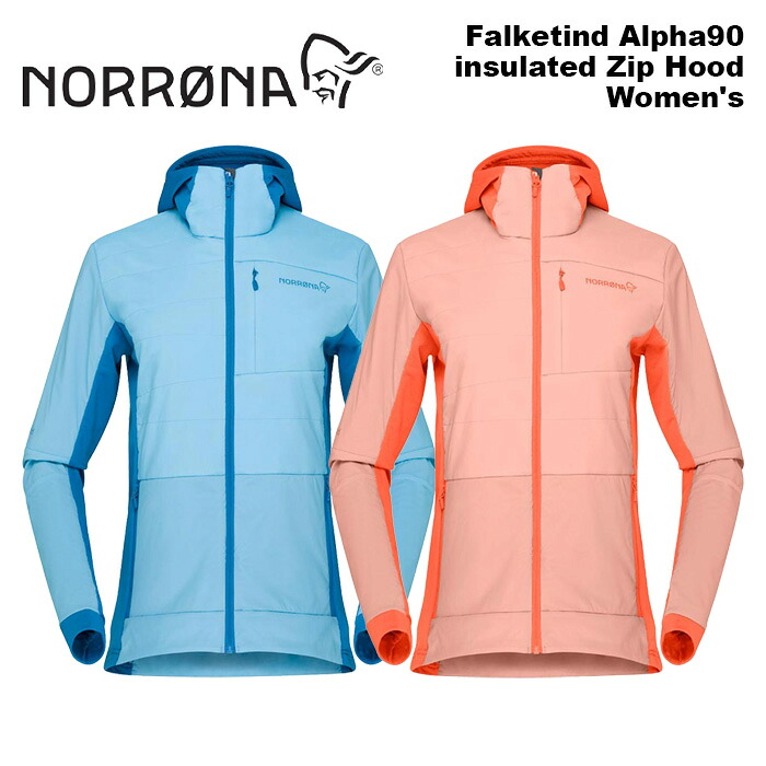 NORRONA ノローナ ウェア Falketind Alpha90 insulated Zip Hood Women's 23-24(2024)モデル ジャケット レディース｜ski shop Vail