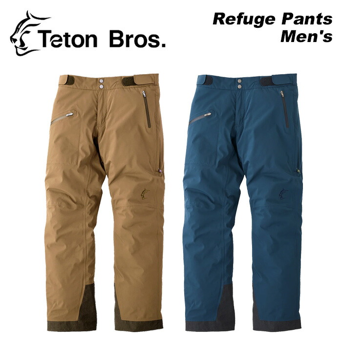 Teton Bros ティートン ブロス お召しもの Refuge Pants Men\u0027s 23-24(2024)青写真 ズボン下