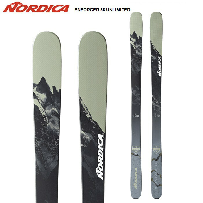 楽天市場】Nordica ノルディカ スキー板 ENFORCER 100 (FLAT) 板単品