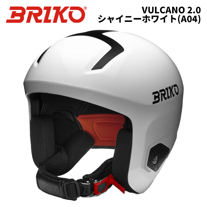 BRIKO ブリコ ヘルメット VULCANO 2.0 シャイニーホワイト(A04) 24-25モデル｜ski shop Vail