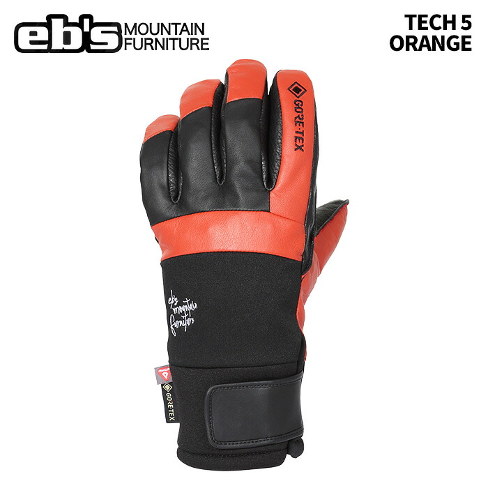 eb's エビス TECH 5 ORANGE テックファイブ グローブ 25-26モデル|ski shop Vail