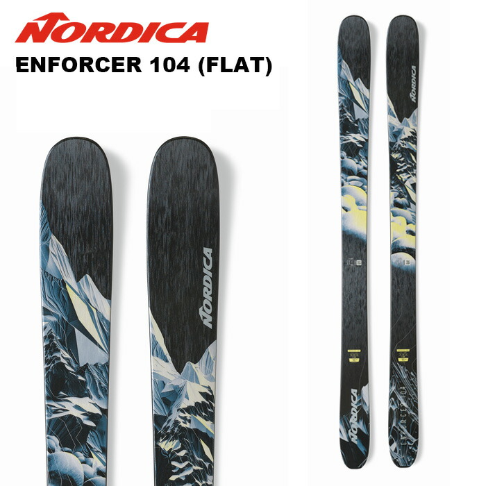 楽天市場】Nordica ノルディカ スキー板 ENFORCER 100 (FLAT) 板