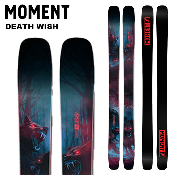 MOMENT ちょっとの間 スキーの板板 DEATH WISH 板単品 24-25模範例 スキー板-スポーツ・アウトドア-スキー用品