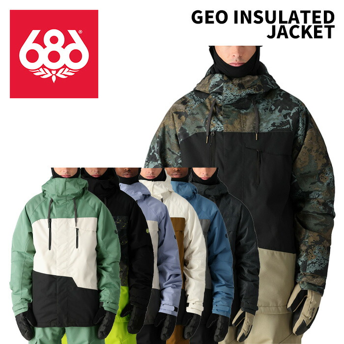 686 シックスエイトシックス ウェア GEO INSULATED JACKET 24-25(2025)モデル ジャケット