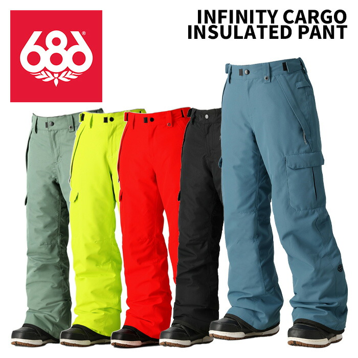 686 シックスエイトシックス ウェア INFINITY CARGO INSULATED PANT 24-25(2025)モデル ジュニア　キッズ パンツ