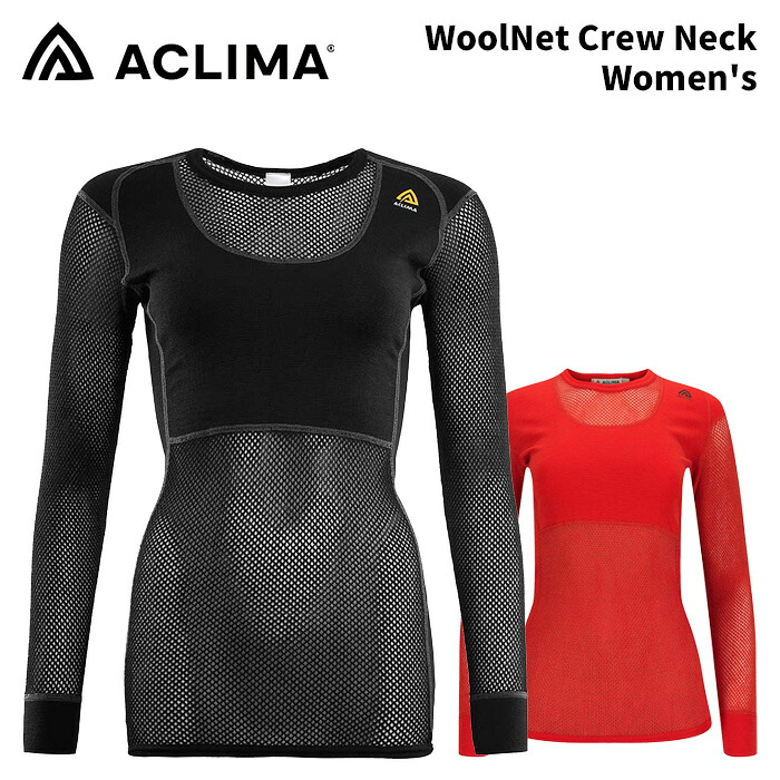 ACLIMA WoolNet Crew Neck Women\u0027s 25-26(2026)青写真 アクリマ 羊毛サイバー空間 労働者の一団 のど首 レディース お上さん用【返品取り替えっこ不可商いもの】