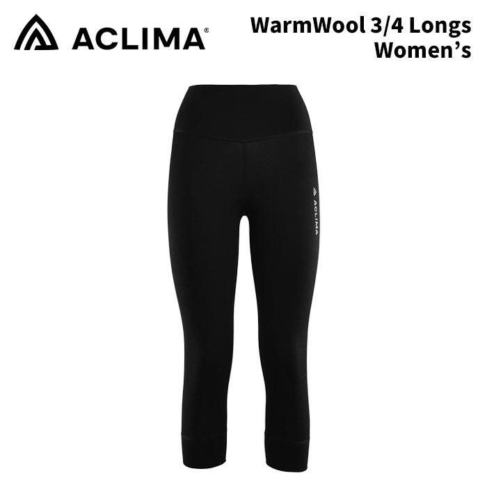 ACLIMA WarmWool 3/4 Longs Women\u0027s 25-26(2026)ひな形 アクリマ ウォーム羊毛 3/4 ロングス 成人女性 レディース 亭主もち用【返品取り替えっこ不可商いもの】