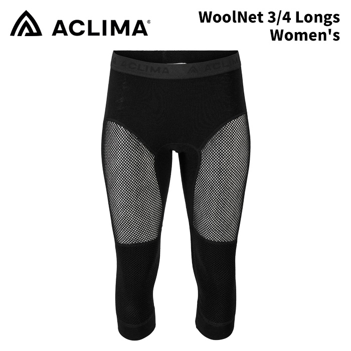 ACLIMA WoolNet 3/4 Longs Women\u0027s 25-26(2026)ひな形 アクリマ 羊毛サイバー空間 3/4 ロングス 成人女性 レディース 亭主もち用【返品取り替えっこ不可商いもの】