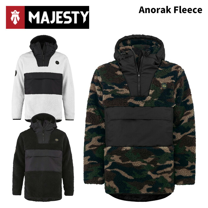 Majesty マジェスティ お召しもの Anorak Fleece 25-26青写真 上衣