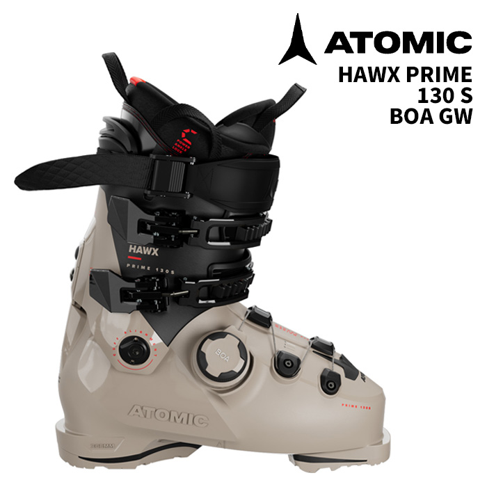 【AE5029900】 ATOMIC アトミック スキーの板ブーツ HAWX PRIME 130 S BOA GW Cement/Black/Red 25-26 模範例