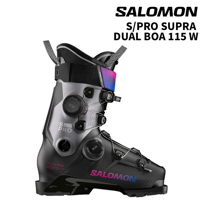 【L47927400】SALOMON サロモン スキーの板ブーツ S/PRO SUPRA DUAL BOA 115 W 25-26 模範例 レディース 成人女性用