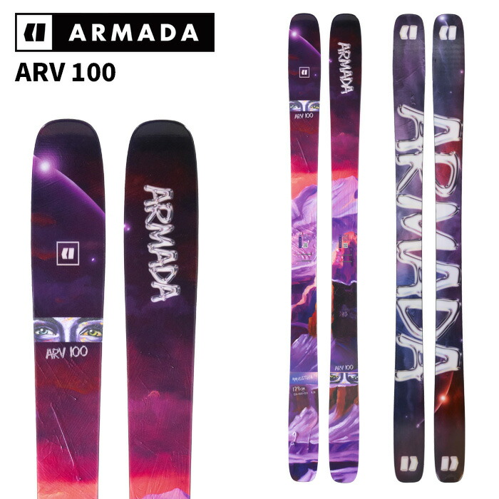 楽天市場】ARMADA アルマダ スキー板 ARV 106 板単品 24-25 モデル