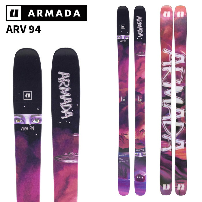 楽天市場】ARMADA アルマダ スキー板 ARV 106 板単品 24-25 モデル