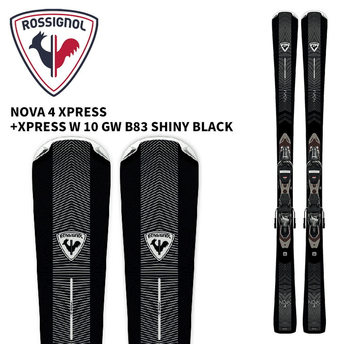 ROSSIGNOL ロシニョール スキー板 NOVA 4 XPRESS + XPRESS W 10 GW ビンディングセット 25-26 モデル レディース