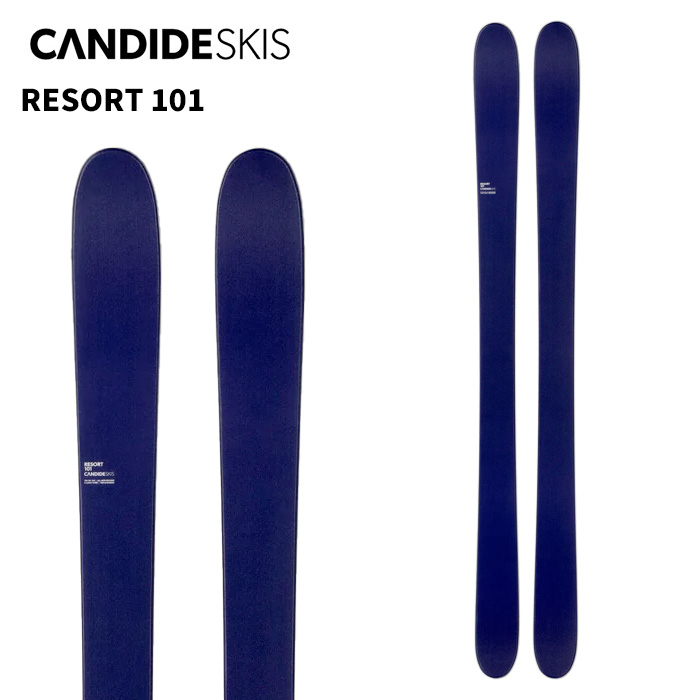 CANDIDE キャンディッド スキーの板板 RESORT 101 板単品 25-26模範例 スキー板-ウィンタースポーツ