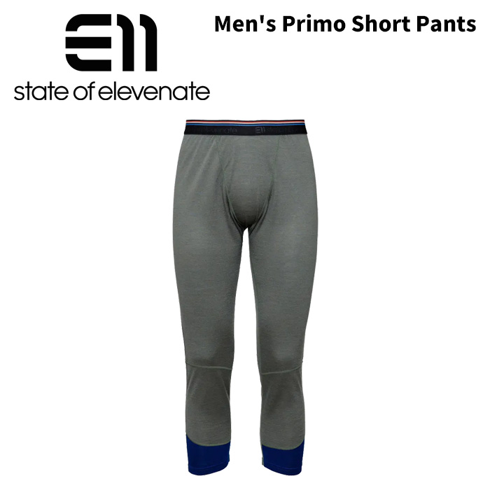 STATE OF ELEVENATE ステートオブエレベネート 御召しもの Men\u0027s Primo Short Pants 25-26ひな形 ファーストレイヤー ズボン下