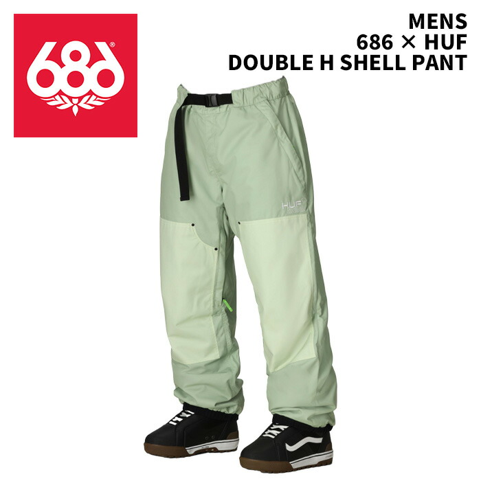 686 シックスエイトシックス ウェア MENS 686 &times; HUF DOUBLE H SHELL PANT 25-26(2026)モデル パンツ｜ski shop Vail