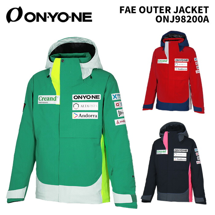 ONYONE ONJ98200A FAE OUTER JACKET 25-26 ひな型 オンヨネ スキーの板御召しもの 上衣